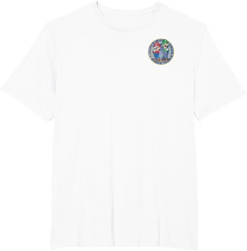 Vista 11 de Super Mario Bros Luigi Left Chest Since 1985 - Camiseta gráfica Negro