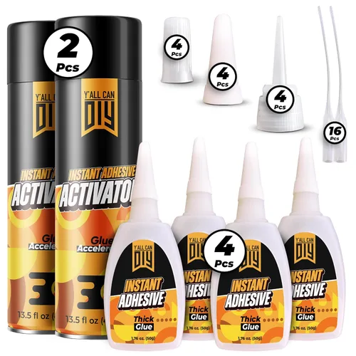 Vista 17 de 1.76 oz superpegamento fino a base de cianoacrilato para carpintería, maquetas de autos, maquetas de aviones y proyectos de madera, secado rápido