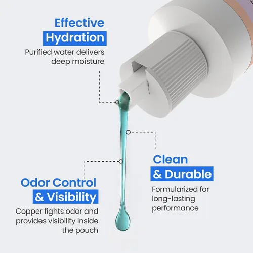 Vista 5 de Safe n' Simple Bolsa de desodorante para ostomía - Desodorante seguro - Eliminador de olores para bolsa de colostomía - Suministros desodorizantes
