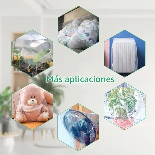Vista 7 de ANPHSIN 6 Piezas Cubierta de Plantas de Invierno Protección contra Congelación - 24" x 32" Bolsas de Plástico para Heladas de Plantas con Cordón