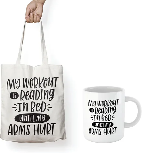 Vista 5 de My WEEKend is All Booked - Bolsa de lona para libros con texto en inglés My WEEKEND is ALL BOOKED Bolsa de lona para libros para libros de texto