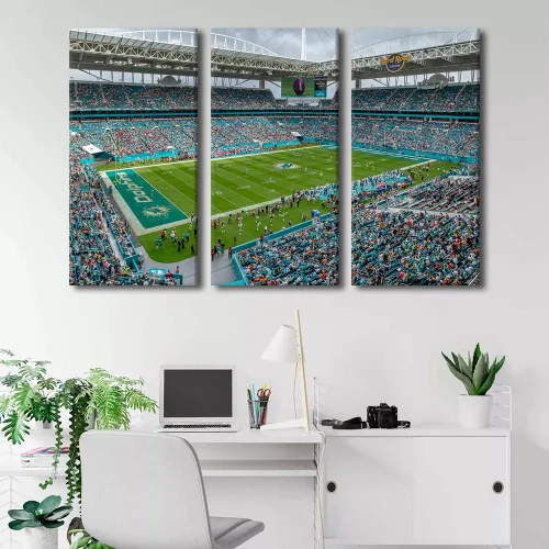 Vista 112 de Lincoln - Lienzo decorativo para pared, diseño de campo financiero de Filadelfia, paisaje de estadio de fútbol de Filadelfia, decoración de pared