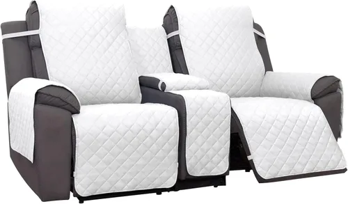 Vista 10 de PureFit Funda de Sofá de Dos Plazas Reclinable Reversible Resistente al Agua - Protector de Muebles Antideslizante para Reclinable de 2 Asientos