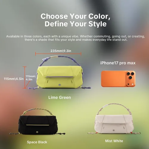 Vista 6 de PGYTECH OneGo Bolsa Bandolera de Bolsillo para DJI Osmo Pocket 3, funda de transporte diaria portátil a prueba de salpicaduras con correa
