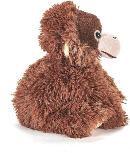 Vista 2 de The Petting Zoo Peluche de orangután hembra, Wild Onez, 9 pulgadas