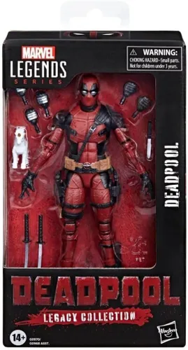 Vista 5 de Marvel Legends Series Deadpool, Deadpool 2 - Figura de acción coleccionable para adultos de 6 pulgadas
