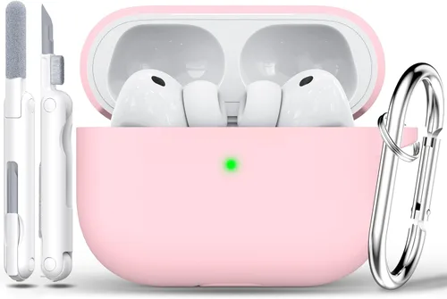 Vista 39 de RFUNGUANGO - Funda de silicona para AirPods Pro con auriculares, aguacate