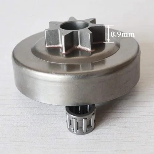 Vista 4 de Accesorios de herramientas Embrague y kit de tambor de embrague y cojinete de aguja de estímulo .325"-7T Compatible con piezas de repuesto
