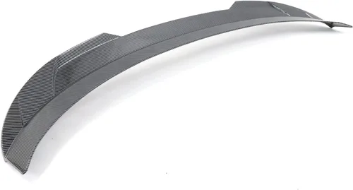 Vista 5 de IKON MOTORSPORTS, alerón para cajuela compatible con Honda Civic Sedán 4 puertas 2022-2026, alerón trasero estilo FE-C de fibra de carbono