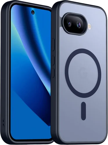 Vista 43 de SPIDERCASE Funda magnética para Google Pixel 9A, protección contra caídas de grado militar, delgada, translúcida, mate, a prueba de golpes