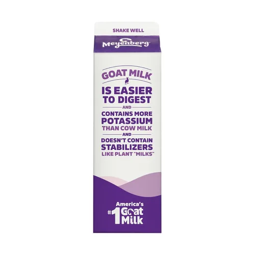Vista 4 de Meyenberg Leche de cabra, entera, cuarto de galón, 32 oz