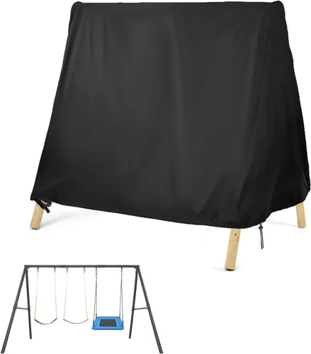 Vista 14 de Kasla Outdoor Swing Cover, Waterproof and Heavy-Duty Cover for Patio A Frame Swing Set & Porch Glider Hammock & Porch Swing Stand