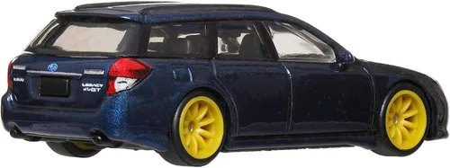 Vista 6 de Hot Wheels Premium Subaru Legacy GT (BP) 1:64 Die-Cast Model Car Car Culture JKF07 Collector's Trolley with Real Riders Tyres, Metal Body and Chassis