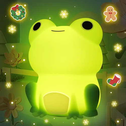 Vista 20 de Luz Nocturna de Axolotl, Linda Luz Nocturna para Niños, Lámpara Nocturna de Silicona para Guardería de Animales, Luz Nocturna LED Recargable