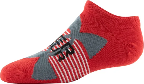 Vista 3 de Under Armour Kids' Essential Lite No Show Socks, 6-Pairs