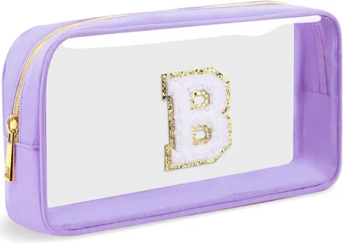 Vista 97 de Bolsa de Maquillaje Transparente Pequeña Bolsa de Cosméticos Bolsa de Viaje de Artículos de Aseo Bolsa Transparente con Cremallera Bolso Organizador