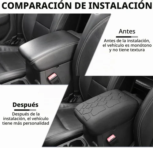 Vista 2 de RAZPOY JL - Funda para reposabrazos de consola central, protector de goma impermeable para mascotas, accesorios interiores para Jeep Wrangler JL
