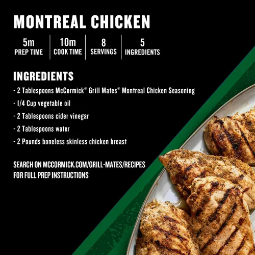 Vista 11 de McCormick Grill Mates Montreal - Condimento para pollo, 2.75 onzas