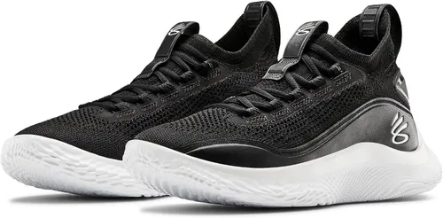Vista 2 de Under Armour Curry 8 CNY GS Tenis de baloncesto 3024036, Estampado en negro