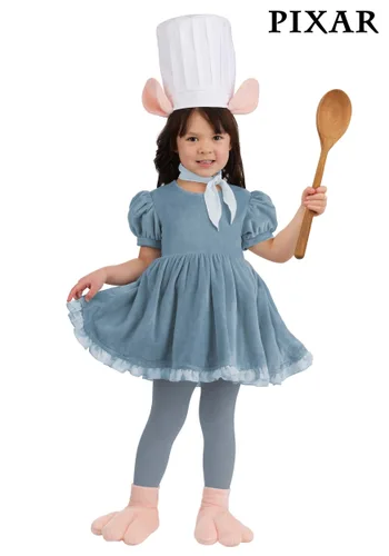 Vista 8 de Vestido de Disfraz Pixar Remy Ratatouille para Niña Pequeña Multicolor