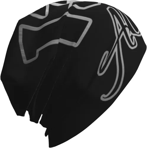 Vista 3 de ACAB 1312 - Gorro para hombre y mujer, elástico, cálido, de punto de calavera, para invierno, color negro, Negro