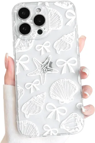 Vista 47 de NITITOP Funda para iPhone 13 Clear Sea Animal - Pez negro Pescado Negro