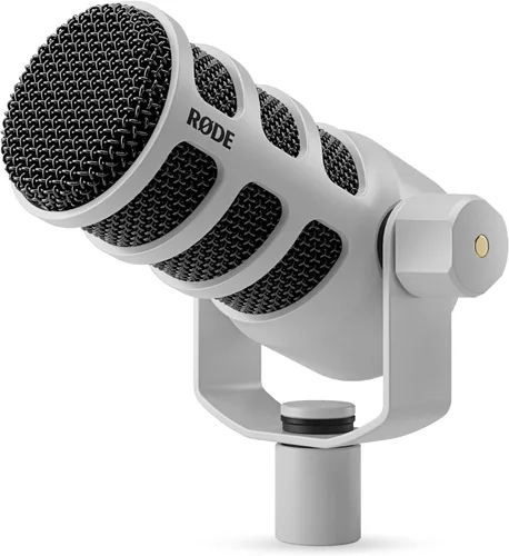 Vista 10 de Micrófono de transmisión dinámica cardioide PodMic RØDE: salida XLR, requiere interfaz de audio (RØDECaster, AI-1 o similar). Para conectar y usar