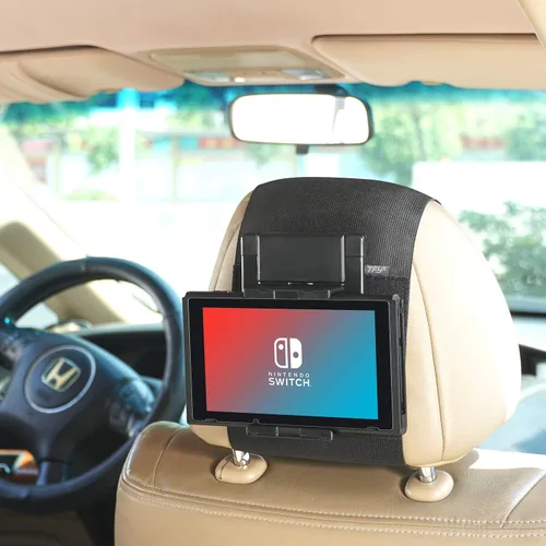 Vista 2 de TFY Soporte para coche con interruptor soporte para reposacabezas de automóvil para máquina de juegos Nintendo Switch