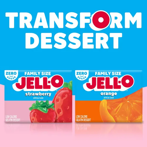 Vista 9 de Postre de gelatina sin azúcar Jell-O