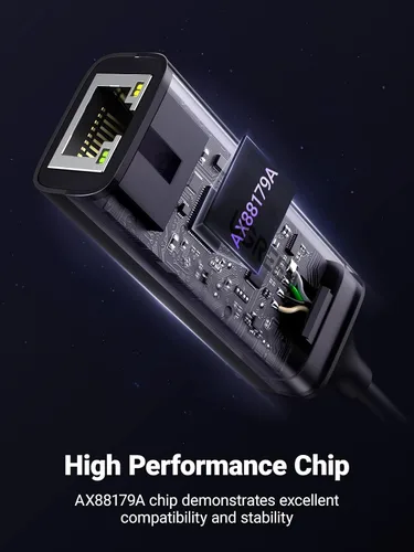 Vista 8 de UGREEN Adaptador USB C a Ethernet, 1000 Mbps, RJ45, sin controlador, compatible con Windows, MacOS, iPadOS, ChromeOS, Android, portátil, tableta