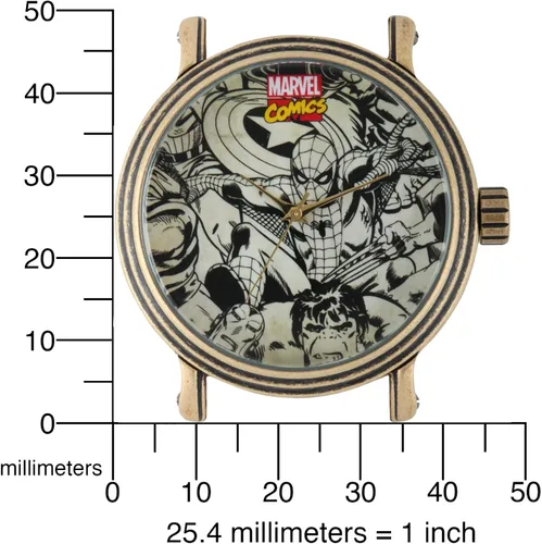 Vista 5 de Marvel Spider-Man - Reloj analógico vintage de cuarzo para adultos