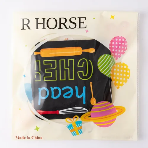 Vista 7 de R HORSE Juego de delantal y gorro de chef para adultos y niños - 4 piezas, delantal y gorro de cocina ajustables para padres e hijos, juguete