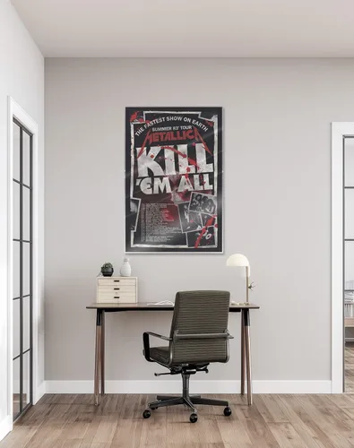 Vista 6 de Metallica - Póster musical (Kill 'Em All Tour 1983) (Tamaño: 24" x 36") (Cartel laminado)