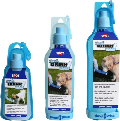 Vista 6 de Ethical Pet Handi-Drink - Bebedero regular para mascotas, 17 onzas, color azul