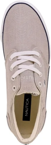 Vista 4 de Nautica Zapato náutico con cordones para hombre, mocasín casual con dos ojales, zapatilla de deporte de moda - Galera