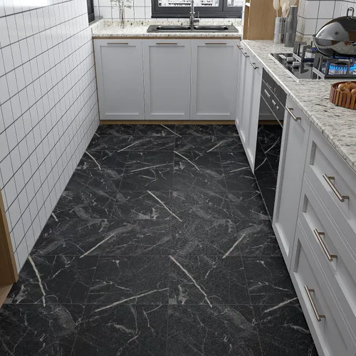 Vista 9 de VaryStyle Paquete de 20 pisos impermeables para despegar y pegar, azulejos de vinilo con aspecto de madera de 12 x 12 pulgadas, autoadhesivos