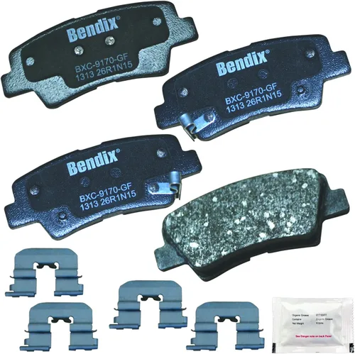 Vista 153 de Bendix Priority1 CFC154 - Juego de pastillas de freno de disco para Avanti II, Century, LeSabre, Regal, Riviera, chasis comercial, DeVille