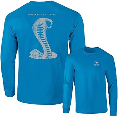 Vista 9 de Mustang 50 Years Ford 50 Gray Snake Camiseta de manga larga F & B