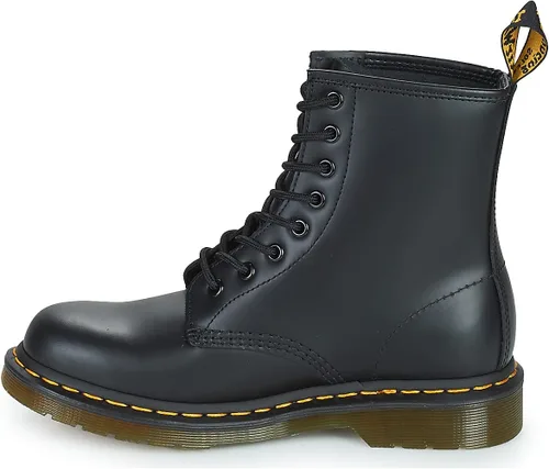 Vista 5 de Dr. Dr. Martens 1460 Original- Botas de cuero con 8 ojales, para hombre y mujer, negro
