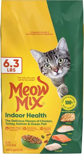 Vista 9 de Meow Mix Bolsa de comida seca para gatos Indoor Health, 6.3 libras (paquete de 4)