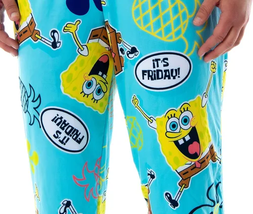 Vista 3 de Nickelodeon SpongeBob Squarepants - Pantalones de pijama para mujer