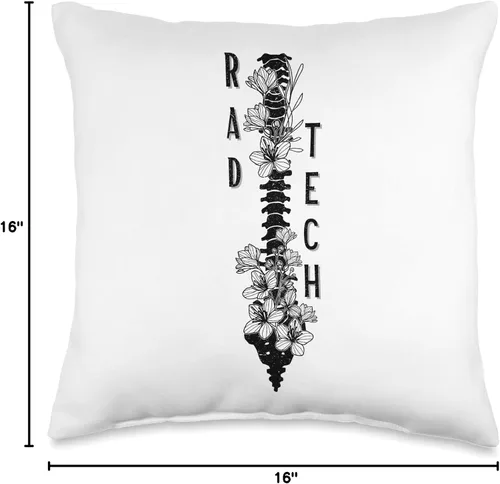 Vista 4 de Xray Tech Radiologic Technologist Radiology Rad Te Xray Technologist Radiology Rad Tech - Almohada graduada, 16 x 16 pulgadas, multicolor