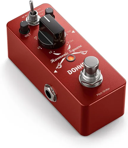 Vista 19 de Donner Pedal de efecto ABY Box, conmutador AB de selector de línea, mini, para guitarra, True Bypass
