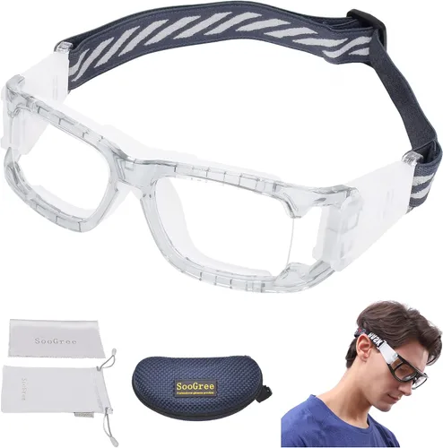 Vista 9 de SooGree - Gafas deportivas para hombres y mujeres, lentes de sol protectoras, lentes de sol polarizados, lentes de ciclismo deportivos, antiniebla