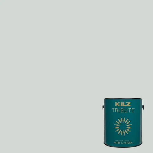 Vista 148 de KILZ TRIBUTE Pintura e Imprimación, Interior, Muestra de Color, Almost Aqua, 8 Onzas