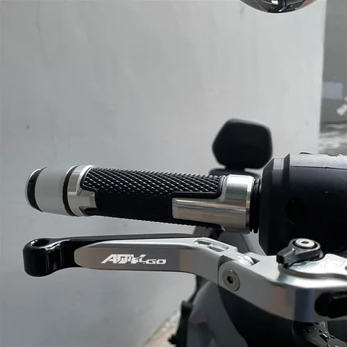 Vista 5 de Palanca de freno de embrague plegable ajustable para motocicleta para Yamaha FZ6 FZ 6 FAZER 2004 2010 XJ6 FZ6R 2009 2020 FZ8 2011 2015 (color : 1)