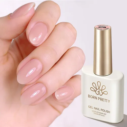 Vista 15 de Born Pretty - Esmalte de gel blanco lechoso, color blanco gelatina