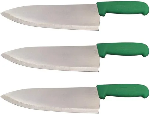 Vista 13 de Cuchillo de chef de 10 pulgadas, elige tu color, cubiertos de cocina comercial Razor Sharp - Cuchillos de cocina