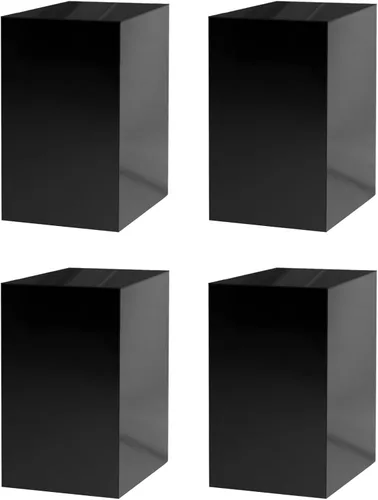 Vista 32 de Caja elevadora de acrílico de 12 x 12 x 16 pulgadas, trono transparente con un lado abierto sin tapa, versátil rectangular Lucite para productos al