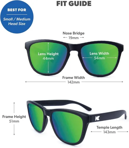 Vista 4 de Knockaround Gafas de sol polarizadas prémium para hombres y mujeres, protección UV400